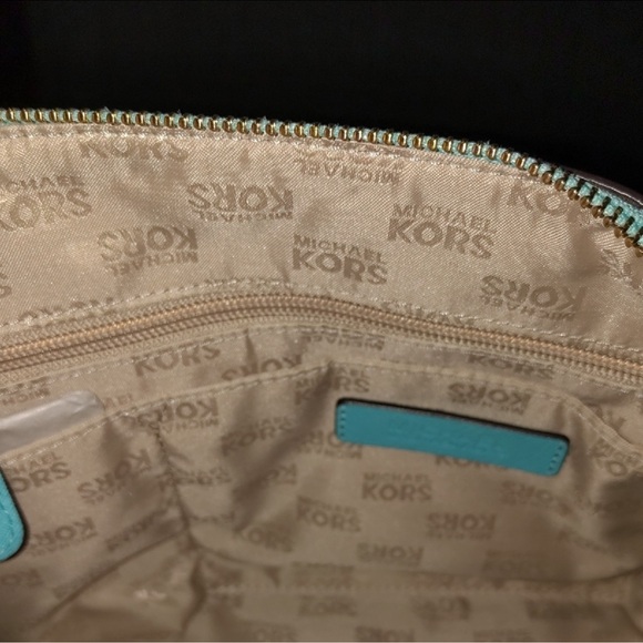 Michael Kors Grayson Bag - Bright Blue Saffiano Leather - Picture 8 of 16